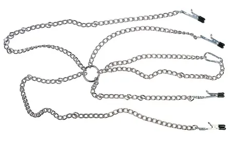 You2Toys Adjustable Metal Chain Harness with Multi-Functional Clamps 60cm