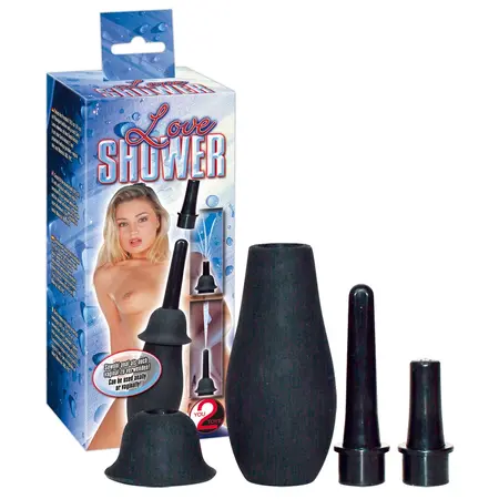 You2Toys Love Shower Intimate Hygiene Set, 100ml, PVC/ABS, Black