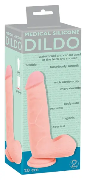 You2Toys Medical Liquid Silicone Intimate Model 20cm with Suction Cup