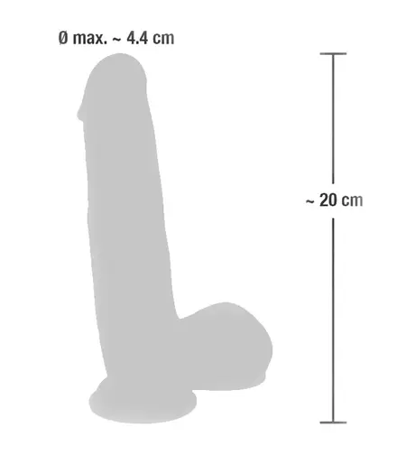 You2Toys Medical Liquid Silicone Intimate Model 20cm with Suction Cup