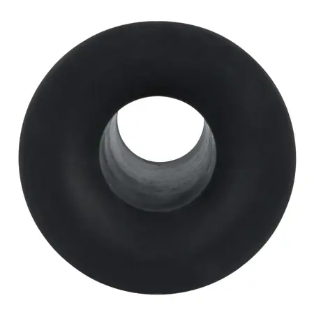You2Toys Lust Tunnel Plug XL Black Silicone Open-Channel 13cm