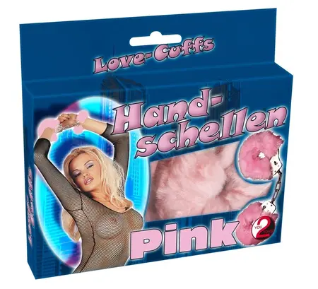 You2Toys Love Cuffs Pink - Plush-Covered Restraint with Keys