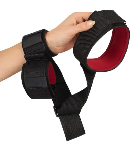 You2Toys Adjustable Neck & Wrist Restraint Set, Soft Padded, Black