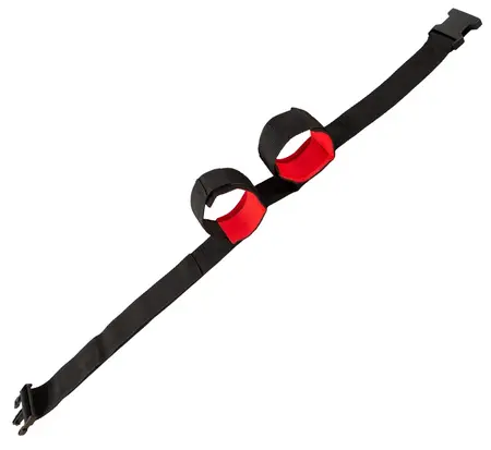 ZADO Hip Restraint Belt with Adjustable Padded Cuffs, Black Polyamide