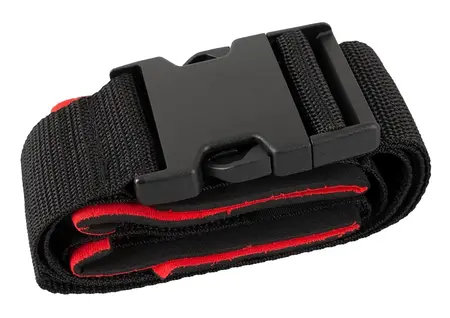 ZADO Hip Restraint Belt with Adjustable Padded Cuffs, Black Polyamide
