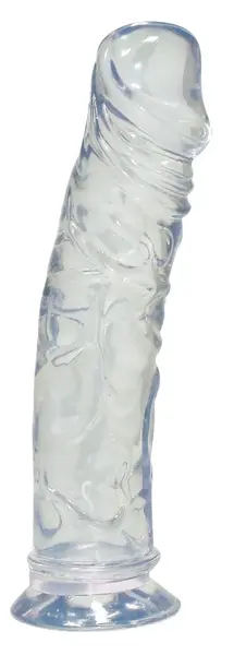 Crystal Clear Medium Dong Transparent Flexible Model 19.5cm PVC
