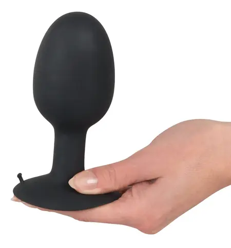 You2Toys Backdoor Friend XL Silicone Plug with Rotating Ball Black 13.5cm