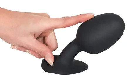 You2Toys Backdoor Friend XL Silicone Plug with Rotating Ball Black 13.5cm