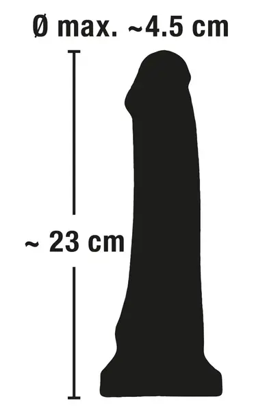 You2Toys European Lover 23 cm Anatomical Model with Suction Cup, PVC