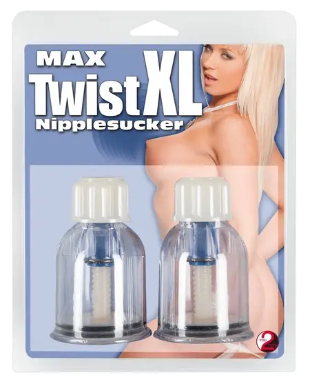 Bad Kitty Max Twist XL Vacuum System for Nipples 10.5 cm ABS Black