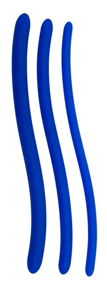 You2Toys Silicone Urethral Dilator Set 3pcs Dark Blue 16.5cm