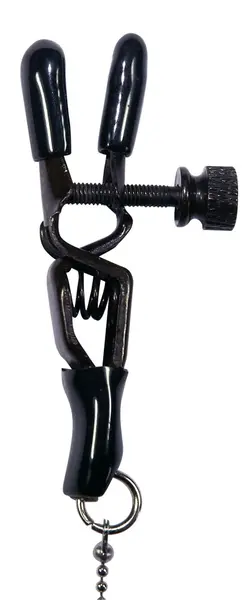 Bad Kitty Adjustable Clamp Nipple Jewelry with Drop-Shaped Pendants 11.5cm