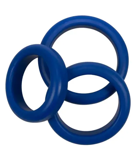 Blue Mate Silicone Ring Set 3pcs - Flexible Support, 3 Sizes