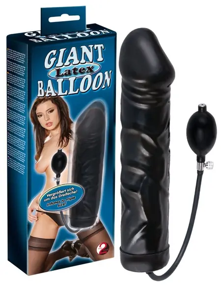 You2Toys Black Giant Inflatable Latex Model 31.5 cm Adjustable Size