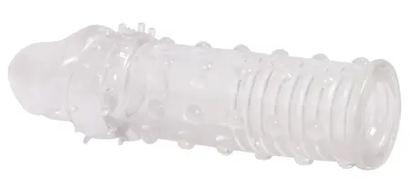 Adonis Extension Transparent Intimate Sleeve, 16 cm, TPE Material
