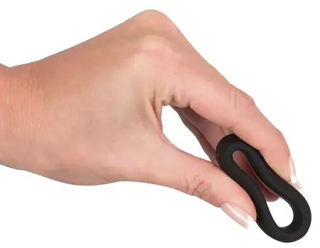 Black Velvets Silicone Support Ring 3.2 cm - Soft Touch, Flexible Fit