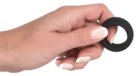 Black Velvets Silicone Performance Ring 2.6 cm - Soft Touch, Flexible