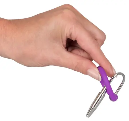 You2Toys Intimate Silicone Ring & Metal Dilator System, Adjustable, Purple