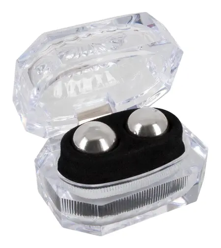 You2Toys Ben Wa Balls Carbon Steel Silver 1.8cm Pelvic Exercise Set