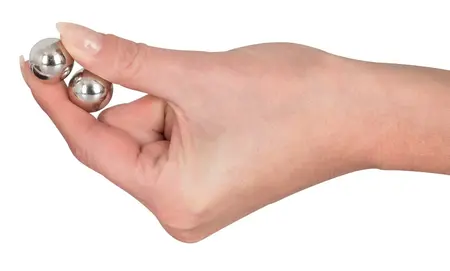 You2Toys Ben Wa Balls Carbon Steel Silver 1.8cm Pelvic Exercise Set