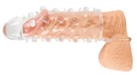 Crystal Clear Intimate Sleeve Extension 11cm Transparent TPE