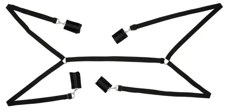 Bad Kitty Adjustable 5-Piece Bed Restraint System, Universal Fit