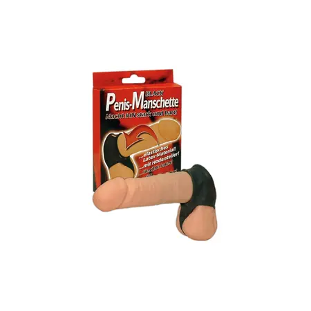 You2Toys Latex Support Ring Black with Adjustable Divider O Stretchable