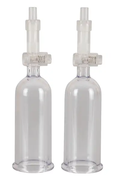 Crystal Clear Multisucker Intimate Vacuum System Twin Cups 6 cm Transparent