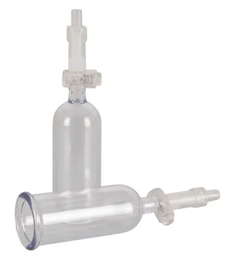 Crystal Clear Multisucker Intimate Vacuum System Twin Cups 6 cm Transparent