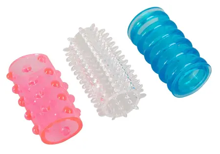 Tokio Sleeves Set of 3 Flexible TPE Stimulation Bands 4.5 cm