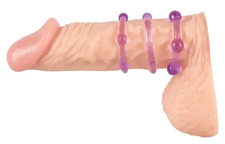 You2Toys Get Hard Intimate Ring Set Lilac - 3-Piece Silicone System