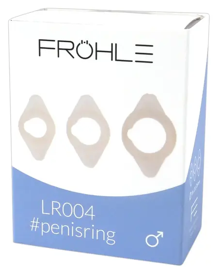 You2Toys LR004 Set of 3 Flexible Transparent Comfort Rings TPE