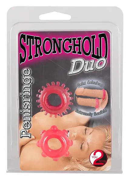 You2Toys Stronghold Duo Flexible Dual Silicone Intimate Rings Set