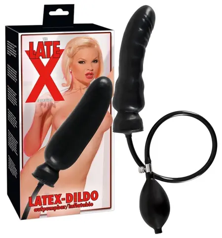 You2Toys Inflatable Latex Expansion Model Black 20 cm Adjustable Size