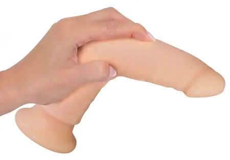Nature Skin Soft Intimate Machine 24 cm with Suction Base, Beige