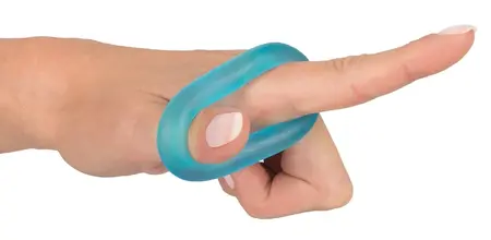 You2Toys Stretchy Support Ring Blue Flexible TPE O4cm