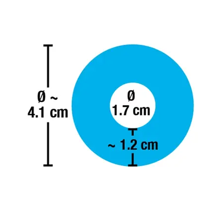 You2Toys Stretchy Support Ring Blue Flexible TPE O4cm