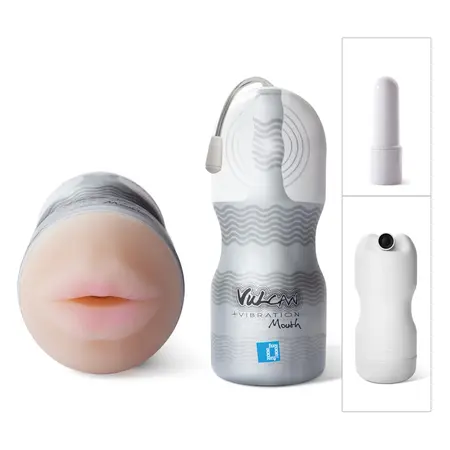 Vulcan Vibrating Oral Shape Intimate Machine, 6 Modes, 15cm, Skin Tone