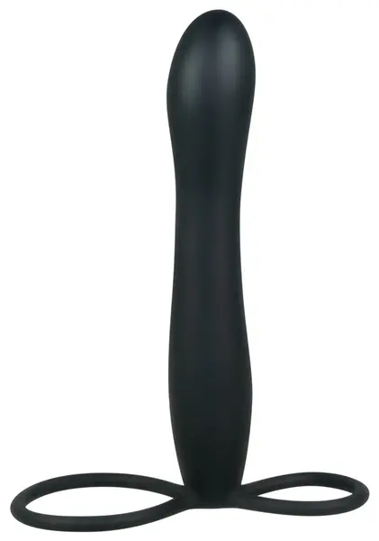 You2Toys Anal Plug Silicone Black 15 cm Dual Loop System
