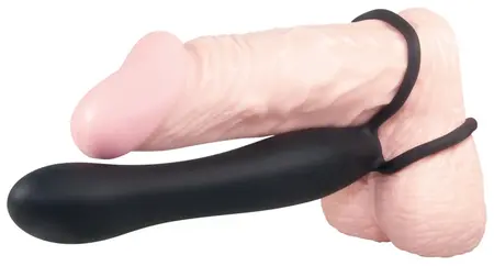 You2Toys Anal Plug Silicone Black 15 cm Dual Loop System