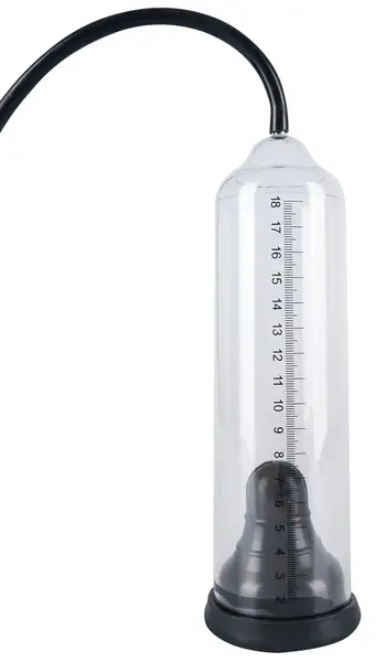 You2Toys Stiff & Strong Vacuum System 22 cm, Transparent Black