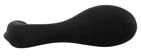Black Velvets Medium Silicone Plug with Ergonomic Handle, 10.5 cm