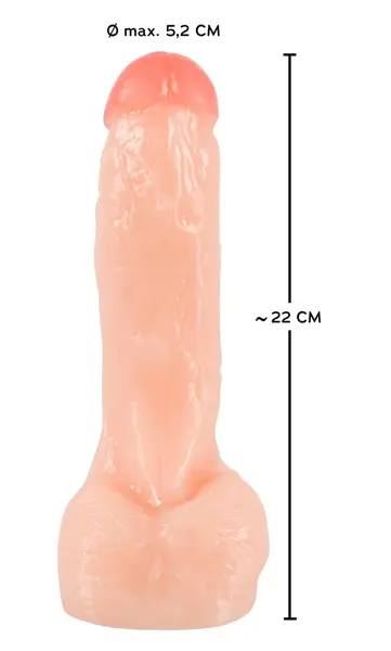 Realistixxx Real Playboy Anatomical PVC Model with Suction Base 22cm