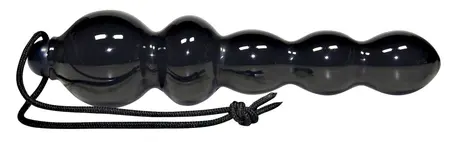 Black Jacks Globular Anal Model 18 cm - Flexible PVC, Hanging Cord