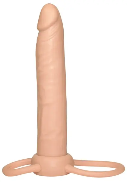 You2Toys Anal Special Black Intimate Device with Dual Rings 16cm TPR