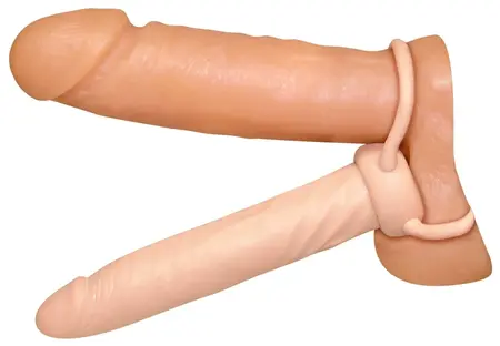 You2Toys Anal Special Black Intimate Device with Dual Rings 16cm TPR