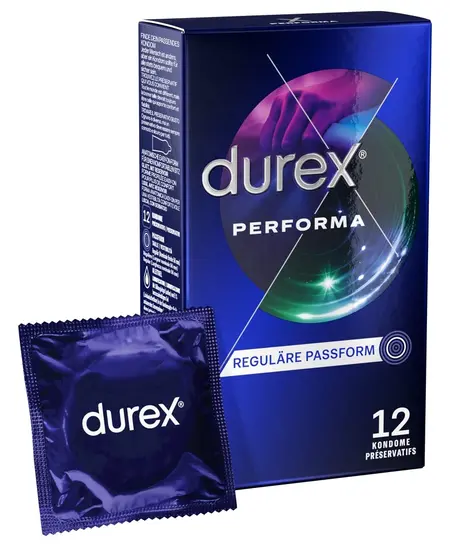 Durex Performa Extended Duration Latex Condoms 12 pcs 56 mm