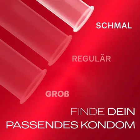 Durex Gefuhlsecht Slim Fit Latex Condoms 8 pcs, Thin Design, 52.5 mm