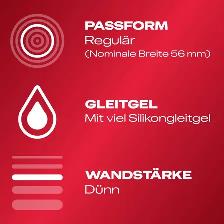 Durex Gefuhl Extra Lubricated 8 pcs - Enhanced Smoothness Condoms