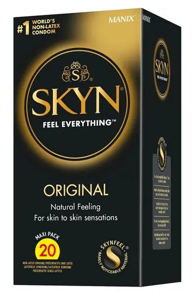 Manix SKYN Original 20pcs Polyisoprene Ultra-Thin Vegan Condoms